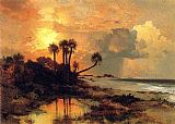 Fort George Island by Thomas Moran